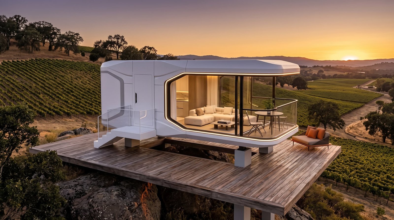 AeroPod Model E7 Deployed at Napa Valley Vineyard Estate