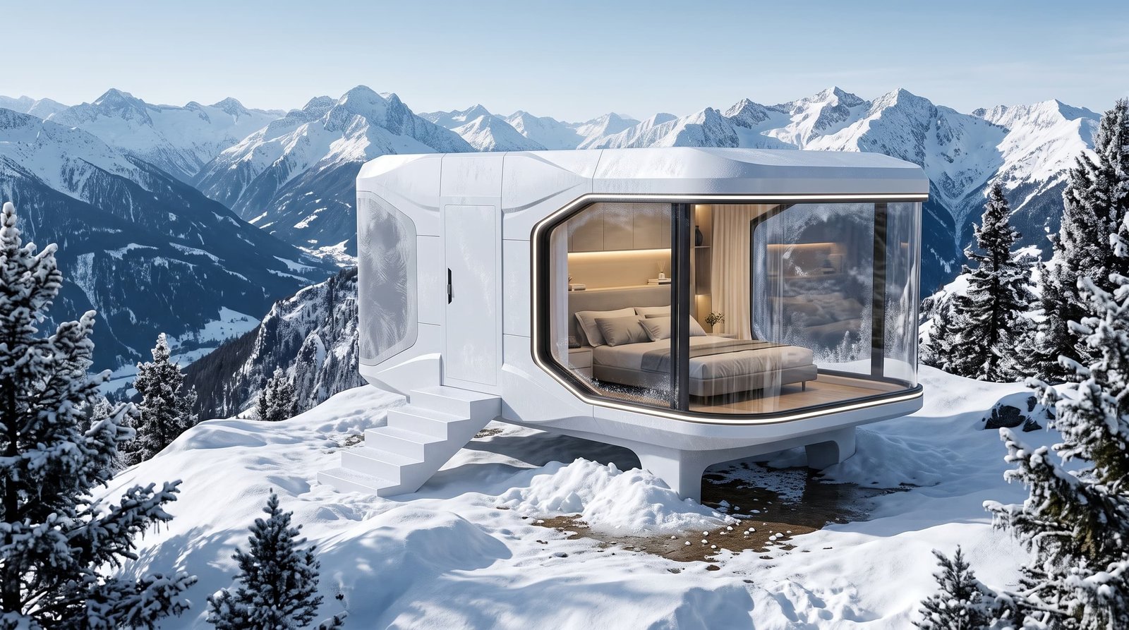 AeroPod Model M3 Deployed in Alpine Snow